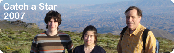 Catch a Star 2007 winners at Calar Alto Catch a Star 2007 winners at Calar Alto